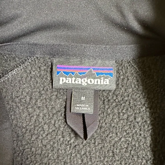Patagonia Better Sweater Full Zip Black Fleece Jacket, Size Medium. - Picture 2 of 8